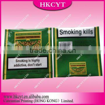 Golden Virgina Hand Rolling Tobacco Packaging Bag/Rolling Tobacco Smoking Bag