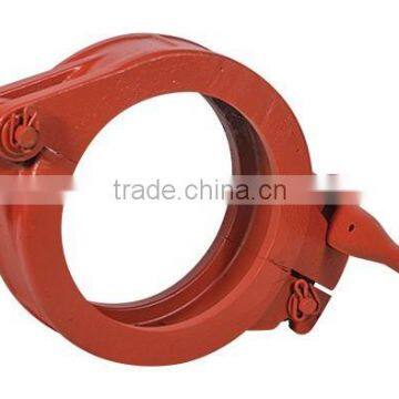 WEDGE TYPE PIPE CLIP COUPLING FOR CONCRETE PUMP