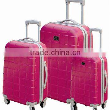 2013 strong ABS luggage set with universal wheels