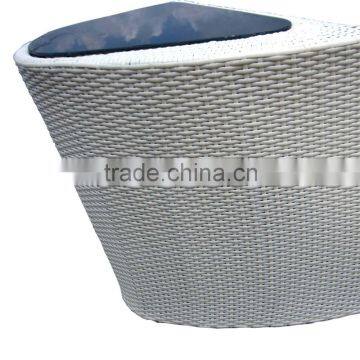 Personality New Design Rattan Furniture Sofa Wicker Beach Craft Garden PE Modern Vietnam Poly Rattan Furniture photo-5