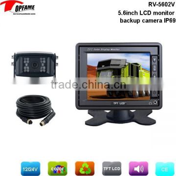 RV-5602V 5.6 Inch reversing camera system with night vision camera& 5.6" LCD monitor