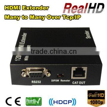 2016 China Hottest Selling 120m RS232 HDMI Extender Max support 16