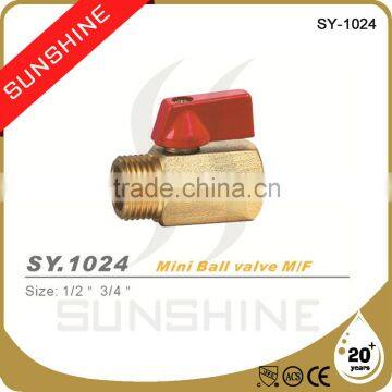 SY-1024 Brass Mini Ball Valve