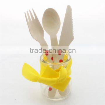 6.5inch Party Supplies Disposable Wooden Cutlery