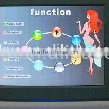 MF-9095 Nursing Skin High Frequency/ Ultrasonic Skin Scrubber and Anti-wrinkle Face Massager Beauty Equipment 2016 Facial photo-2