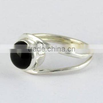 Aura Of Beauty Black Onyx Ring, Gemstone Silver Jewellery, Online Silver Jewellery