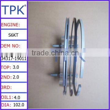 S6K Engine Piston Ring Set 34317-19010 photo-2