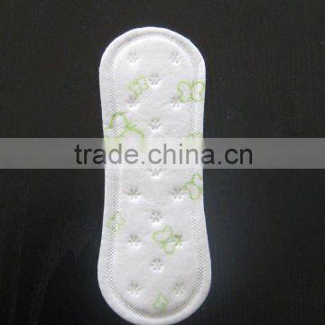 OEM 155mm ultra thin odor control feminine panty liners