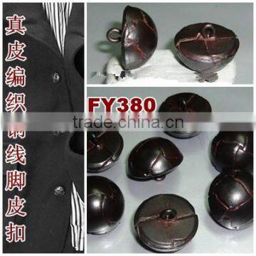 Genuine Leather Shank Button photo-2