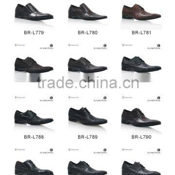 Fashion dress leather shoes for men Wholesale men's genuine leather shoes