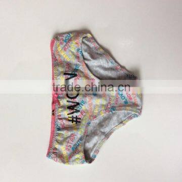Letter Print Underwear Cute Ladies Short for Women photo-2