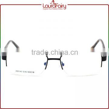 Laura Fairy Most Popular 2016 Black Spring Hinge Eyeglasses Optical Frame For Men photo-2