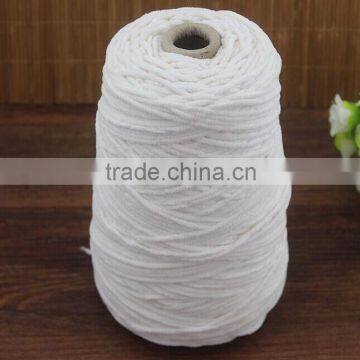 Chenille Yarn 100%polyester white