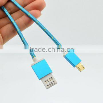 2015 High Speed Sync and Charging Phone Usb Cable,round Micro Usb 2.0 Data Cable photo-6