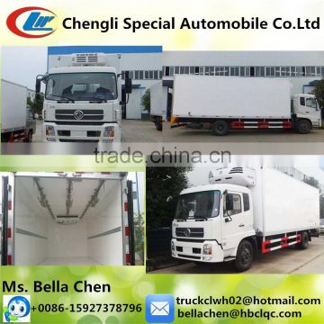 Meat Hook Cold Plate Truck, Meat Delivery DONGFENG Freezer Trucks in DUBAI