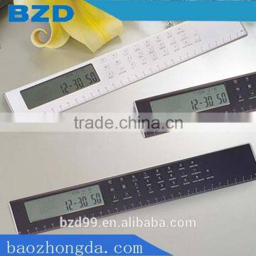 Promotional Multi-functional Electric Ruler Calculator with Functions of Ruler/Calculator/ Clock /Alarm