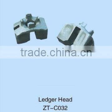 Ledger Head, DIP Galvanized Parts of Scaffolding Ring Lock System ZT-C032