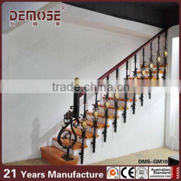 solid wood interior staircase design