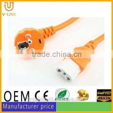 Black European Standard Male Power Cord Plug for LCD HDTV CRT Monitor Hometheater Video Projector photo-3