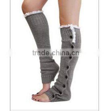 Black Friday Color Button Down Leg Warmers Lace Boot Cuff Socks Legwarmers Womens Knit Leggings at Stock photo-2