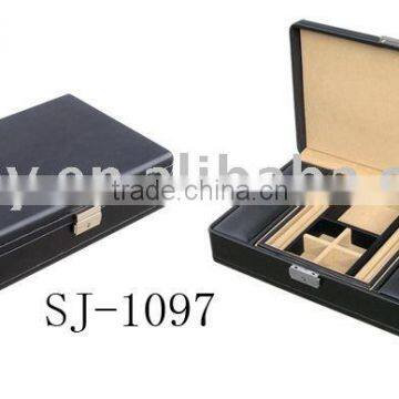 OEM Black leather jewelry box