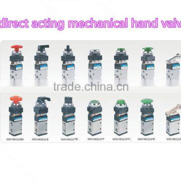 5 way 3 way direct acting mechanical hand valve