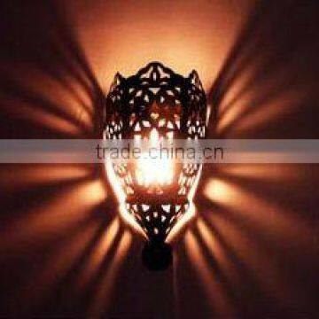copper wall light