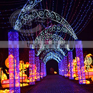 new year corridor lantern lighting