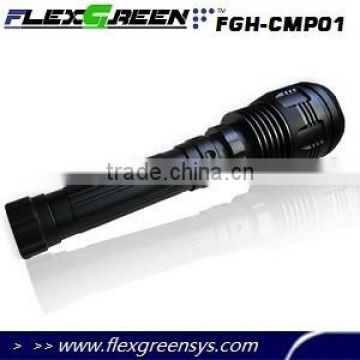 rechargeable 18650 battery hard anodizing 24W HID camping torch