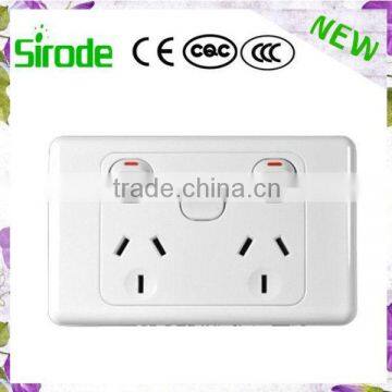 Australian Standard SAA Double Wall Power Point Light Switch Socket Australia