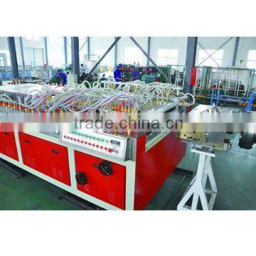 wood plastic composite construction framework board machine