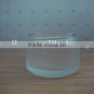 glass cream bottle