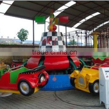 New amusement park rides,rotating crazy flying car rides