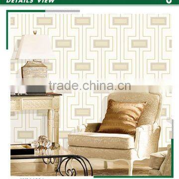 inexpensive foaming non woven wallpaper, maze design wallpaper for restaurant from China, good wall mural wareho