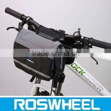 Wholesale new design bicycle handlebar polyester cooler bag 11487 mtb carbon integrated handlebar bag