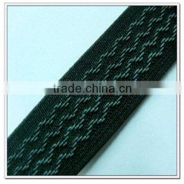 25mm wide black Non-slip elastic band,sewing elastic band