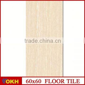 Beige travertine flooring tile 600x1200mm