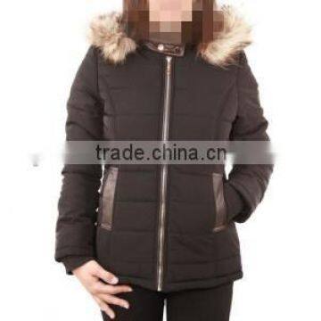 Custom Made Casual Winter Women's Hooded Parka Jacket Trench Coat