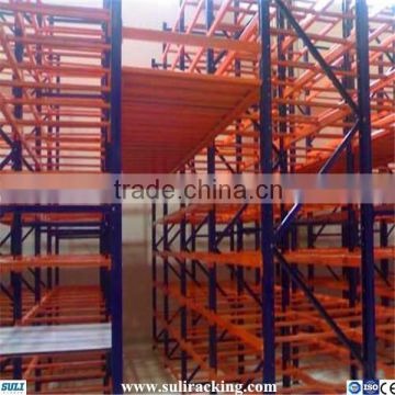 Muti function warehouse storage stacking mezzanine rack