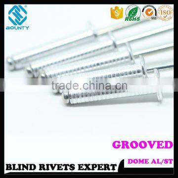 HIGH QUALITY FACTORY OPEN END ALUMINUM GROOVED POP RIVETS FOR WOOD photo-2