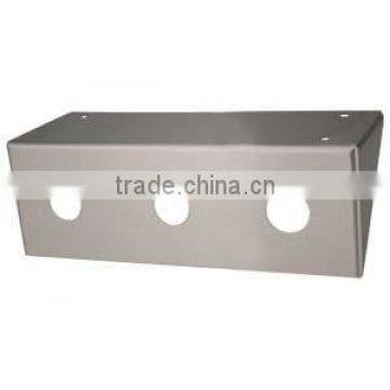 Stainless Steel 3-Hole Under Bar Bracket