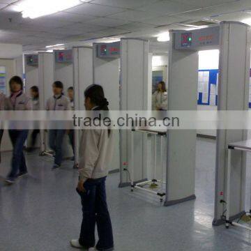 LCD door frame walk-through metal detector door