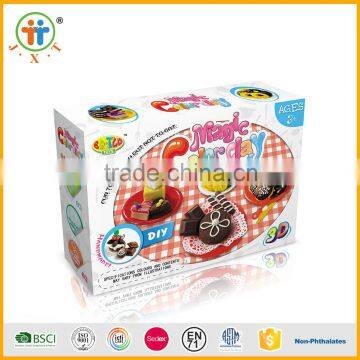 Kids play dough clay toy magic plasticine