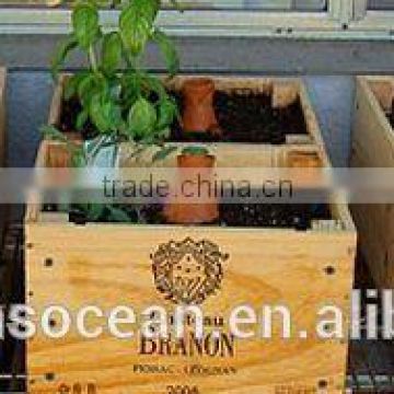 old wood planter / shabby chic wood planter box