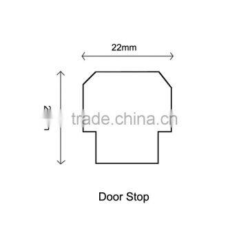 22x22 wooden door stop profile for doors accessories