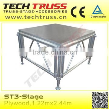 ST3-Stage Adjustable Aluminum Stage For Outdoor concert