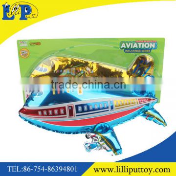 3 colors assorted aerated airliner toy for kids