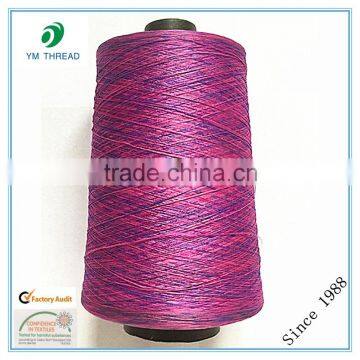 100% Polyester Space Dyed Yarn for Knitting 150D/144F