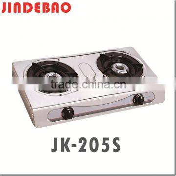 JK-205S 2 burner gas stove free standing gas cooker