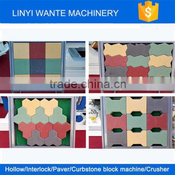 QT3-20 interlocking paver making machine,vibrating table concrete for paver